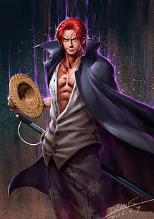 Yonkou, One Piece, Shanks, วอลล์เปเปอร์ HD HD wallpaper