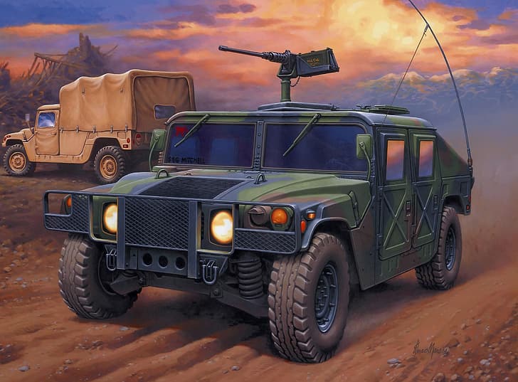 ถนน เครื่องจักร ศิลปะ ปืน Hummer ด้านหน้า ลำกล้อง ตัวเลือก อัตโนมัติ รถยนต์ สูง แผน M242 Bushmaster วาง หลังคา ขนส่ง อากาศ M1025 สี่เท่า การปรับเปลี่ยน การจราจร รถแลนด์โรเวอร์ 25 . มม. เหมาะ ติดตั้ง มี, วอลล์เปเปอร์ HD