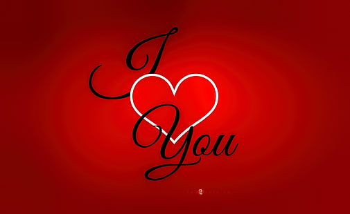 Carte de Saint Valentin je t'aime, je t'aime illustration, vacances, Saint Valentin, Fond d'écran HD HD wallpaper