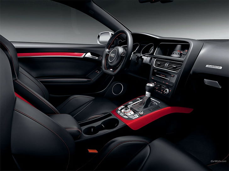 mobil, Audi, interior kendaraan, Wallpaper HD