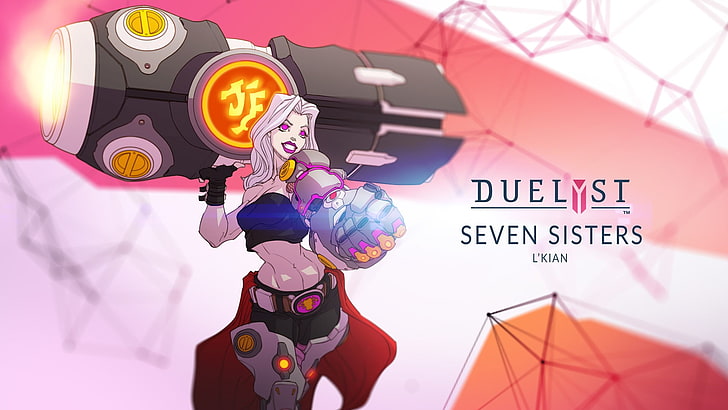 Duelist Seven Sisters цифровые обои, иллюстрации, цифровое искусство, Duelyst, видеоигры, концепт-арт, HD обои
