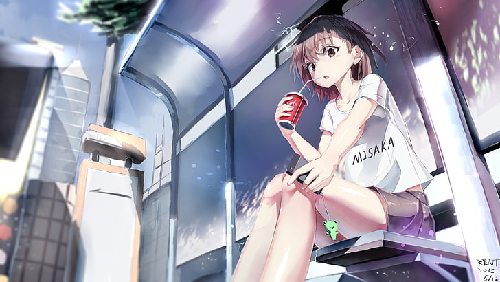 anime, anime girls, To Aru Kagaku no Railgun, To aru Majutsu no Index, Misaka Mikoto, HD wallpaper