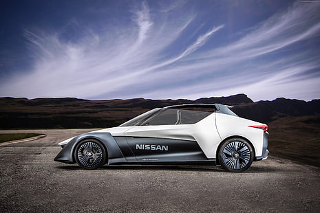 електрически автомобили, Nissan BladeGlider, суперавтомобил, електрически, HD тапет HD wallpaper