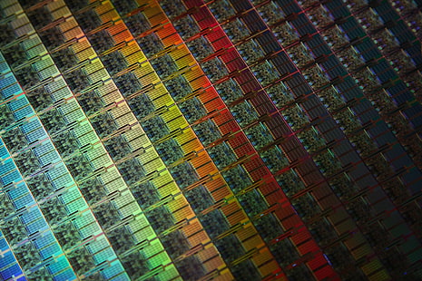 foglio polarizzato, wafer, CPU, Sfondo HD HD wallpaper