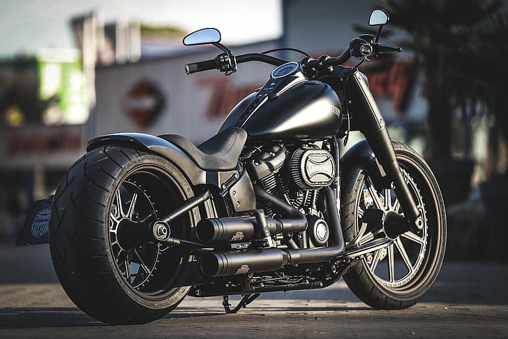Sepeda Motor, Motor Kustom, Harley-Davidson, Bea Cukai Thunderbike, Wallpaper HD