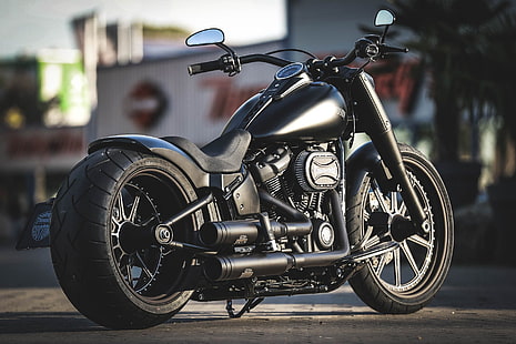  Motorcycles, Custom Motorcycle, Harley-Davidson, Thunderbike Customs, HD wallpaper HD wallpaper