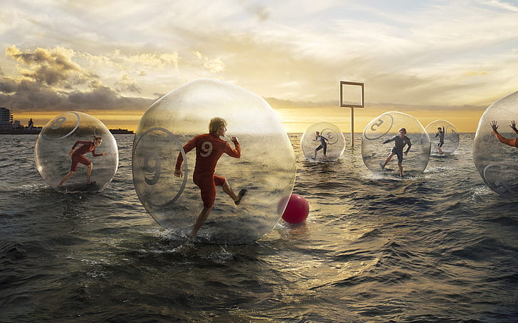 Deportes acuáticos burbujas de fútbol 1920x1200 Deportes Deportes acuáticos  HD Art, Fondo de pantalla HD | Wallpaperbetter