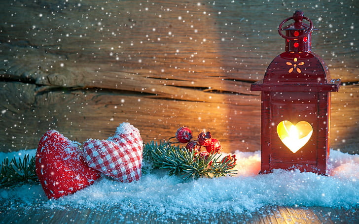 Merry Christmas Latern, New Year, Christmas, Merry Christmas, lantern, HD wallpaper