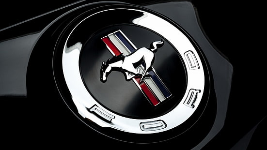 Ford Mustang emblema, Ford, Ford Mustang, Fondo de pantalla HD HD wallpaper