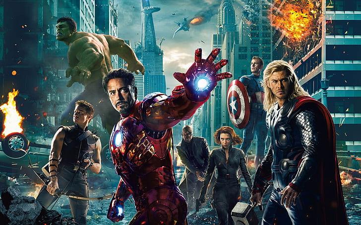 The Avengers, Marvel Avengers, Fondo de pantalla HD