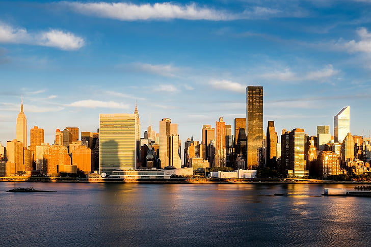 뉴욕시, 미국, 뉴욕시, 미국, 도시, 미국, 뉴욕, 고층 빌딩, HD 배경 화면