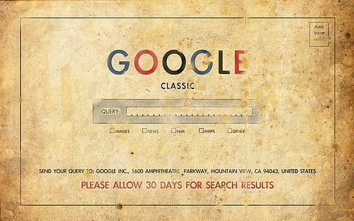 Google Classic póster, Google, grunge, tipografía, arte digital, Fondo de pantalla HD HD wallpaper
