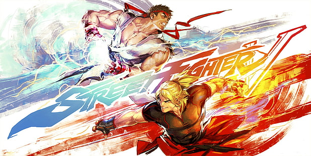 произведения искусства, Street Fighter, видеоигры, HD обои HD wallpaper