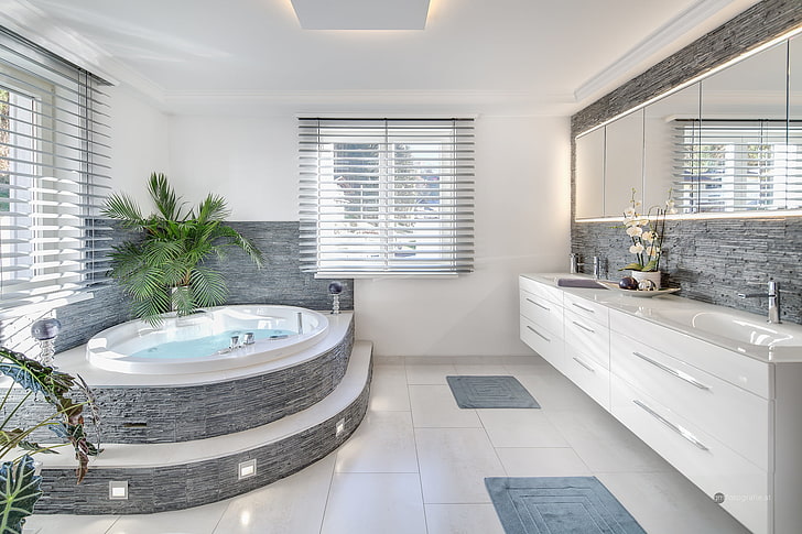 design, Palma, bath, plumbing, HD wallpaper