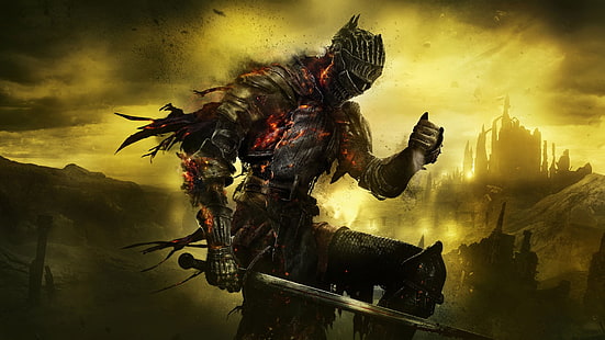Dark Souls, Dark Souls III, Ascherseele, Krieger, HD-Hintergrundbild HD wallpaper