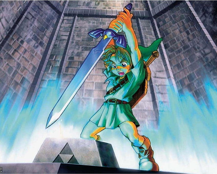 Zelda, The Legend Of Zelda: Ocarina of Time, Link, Master Sword, HD tapet