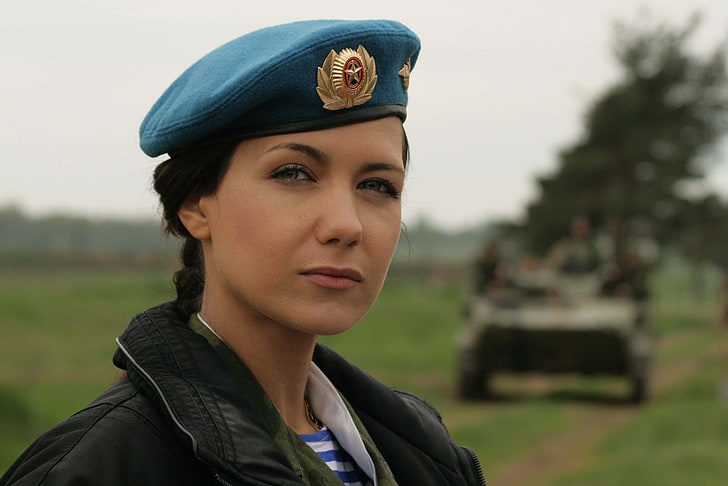 donne, soldato, esercito, militare, Ekaterina Klimova, Sfondo HD
