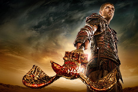 Ilustração de Spartacus, o filme, a série, história, Spartacus, guerra dos condenados, HD papel de parede HD wallpaper