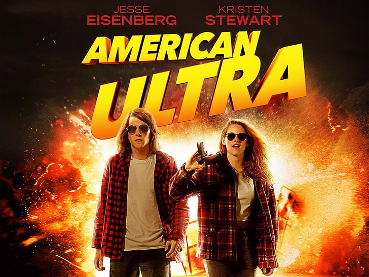 Movie, American Ultra, Jesse Eisenberg, Kristen Stewart, HD wallpaper