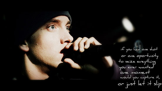 Eminem Slim Shady Hip Hop Rap Texts 1080p, música, 1080p, eminem, sombra, esbelto, textos, HD papel de parede HD wallpaper