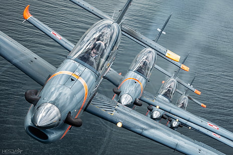 Rauch, Stroy, Pilot, Cockpit, polnische Luftwaffe, Trainingsflugzeug, Link, PZL-130 Orlik, HESJA Air-Art Photography, HD-Hintergrundbild HD wallpaper
