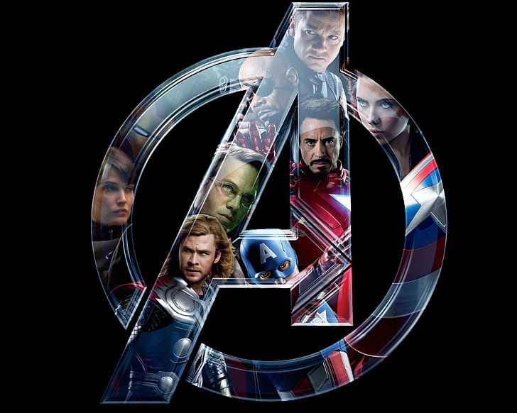 2012 The Avengers, logo avengers, 2012, avengers, Fond d'écran HD