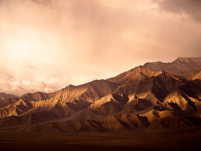 fotografia de paisagem de colinas, Ladakh, Índia, Ladakh, Índia, Zanskar Range, Ladakh, Índia, fotografia de paisagem, colinas, zd, zuiko, olympus, rochas, colina, montanhas, natureza, cores vivas, lightroom, gompa, thiksey mosteiro, himalaialuz da manhã, nuvens, montanha, himalaia, paisagem, região de ladakh, cordilheira, pico da montanha, scenics, vila, ao ar livre, céu, pôr do sol, HD papel de parede HD wallpaper