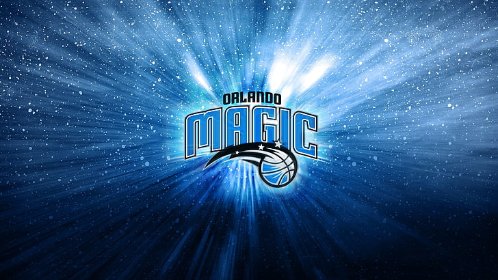 オーランドマジックの壁紙、青、星、バスケットボール、マジック、背景、ロゴ、オーランド、NBA、オーランドマジック、 HDデスクトップの壁紙