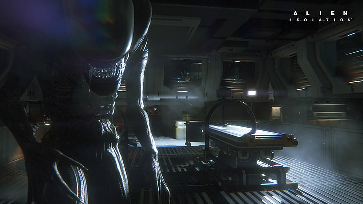 ملصق فيلم أجنبي ، Alien: Isolation ، Xenomorph ، ألعاب فيديو، خلفية HD