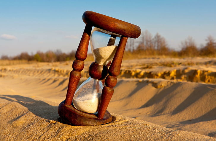 пясъчен часовник, пясък, сянка, стъкло, пясъчен часовник, пясък, сянка, стъкло, HD тапет