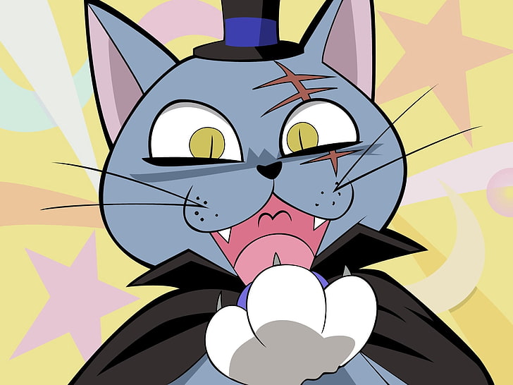 Sailormoon cat character, rozen maiden, cat, or a wizard, laughter, HD wallpaper