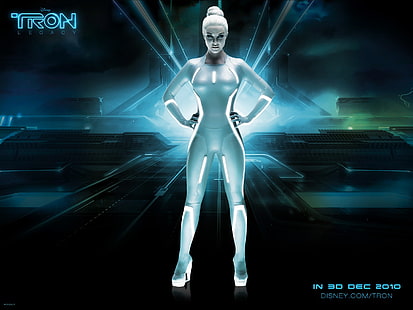 Siren in Tron Legacy, legacy, tron, siren, Sfondo HD HD wallpaper