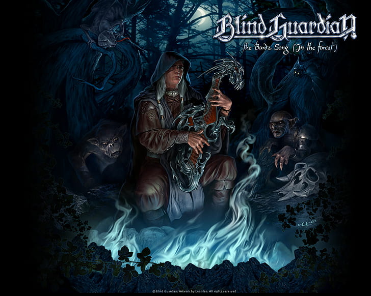 Blind Guardian, zespół, power metal, zespół metalowy, okładki albumów, Tapety HD