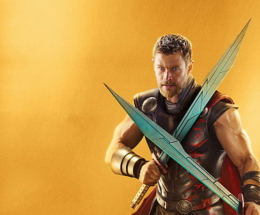 Thor, Chris Hemsworth, Marvel Comics, Vingadores: Guerra Infinita, 4K, HD papel de parede HD wallpaper