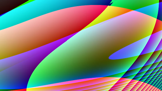 Abstraktion, farbenfroh, farben, linien, konstruktionslehre, HD-Hintergrundbild HD wallpaper