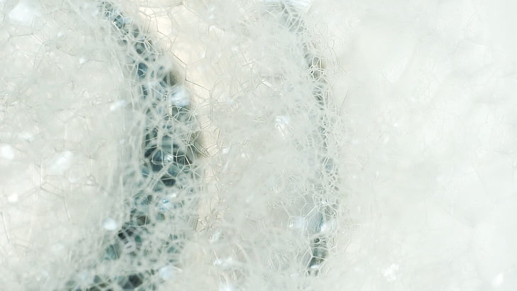foam, background, bubbles, HD wallpaper