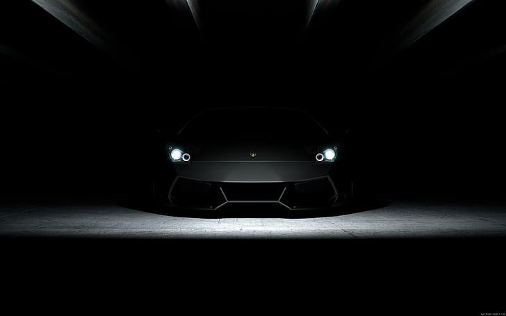 Black Lamborghini Avendator, black lamborghini huracan, lamborghini, avendator, black, car, transport, HD wallpaper
