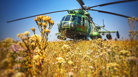 Helicóptero, Mi-8, Força Aérea da Ucrânia, ATO, HD papel de parede HD wallpaper