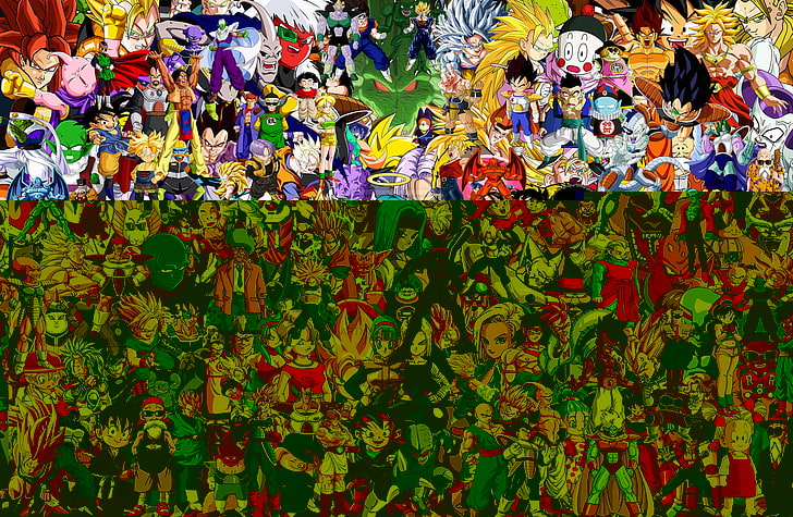 Anime Gekritzelkunst, Dragon Ball, HD-Hintergrundbild