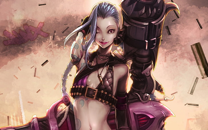 League of Legends Jinx, League of Legends, Jinx (League of Legends), Tapety HD