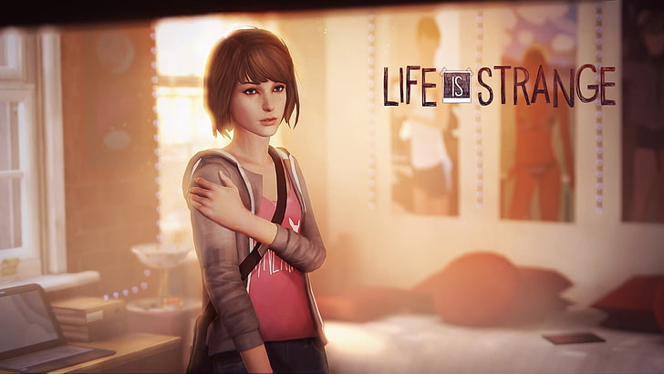 วอลล์เปเปอร์ดิจิตอลแอนิเมชั่น 3D ผู้หญิง Life Is Strange วิดีโอเกมห้อง Max Caulfield, วอลล์เปเปอร์ HD