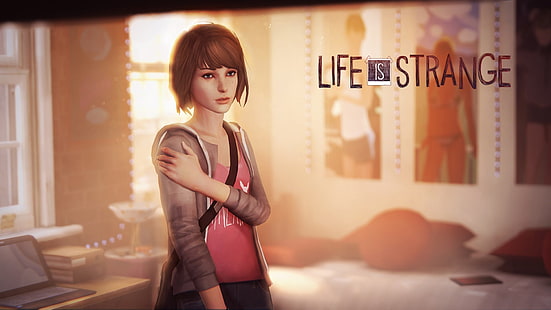 امرأة خلفية رقمية للرسوم المتحركة ثلاثية الأبعاد ، Life Is Strange ، ألعاب فيديو ، غرفة ، Max Caulfield، خلفية HD HD wallpaper