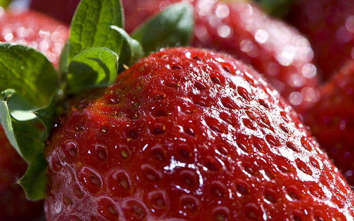 Erdbeeren, Beeren, Erdbeeren, rot, HD-Hintergrundbild