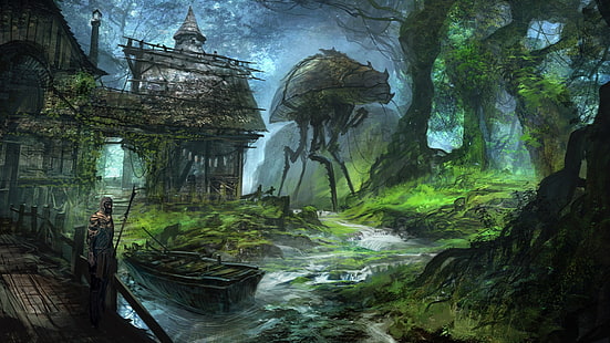 Star Wars digitales Hintergrundbild, Videospiele, The Elder Scrolls III: Morrowind, The Elder Scrolls, HD-Hintergrundbild HD wallpaper