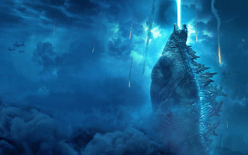 Godzilla, Godzilla: King of the Monsters, artwork, kaiju, film, Sfondo HD HD wallpaper
