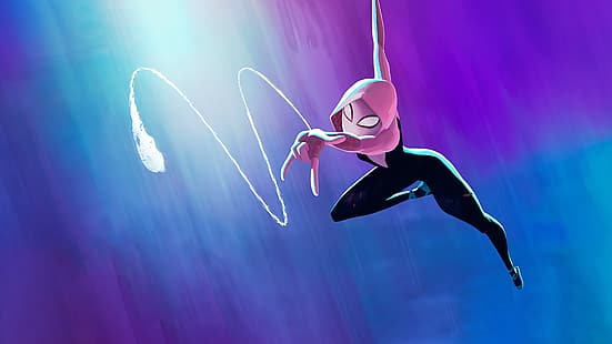 Паук Гвен, Человек-паук: Через вселенные, Человек-паук, HD обои HD wallpaper