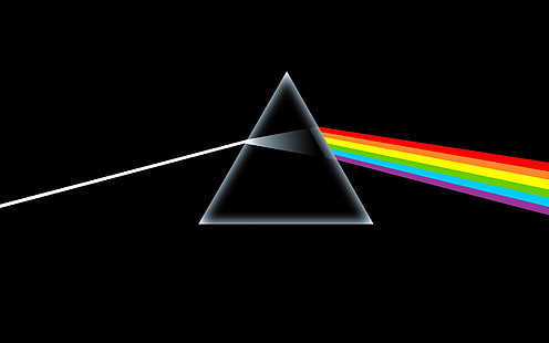 Pink Floyd призмата тъмна страна на луната 1920x1200 Space Moons HD Art, Pink Floyd, призмата, HD тапет HD wallpaper