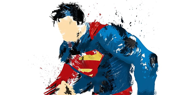 Иллюстрация Супермена, Композитный Супермен, Супермен, работа, DC Comics, супергерой, HD обои HD wallpaper