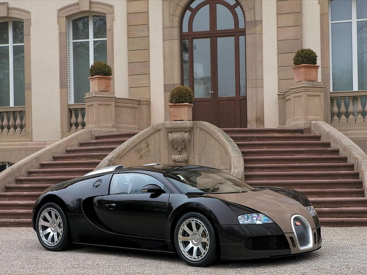 Bugatti Veyron, автомобиль, HD обои