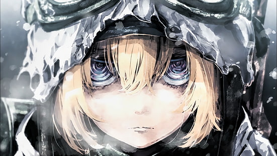 персонаж женского аниме в камуфляжной шляпе, Ёё сеньки, таня дегуречафф, аниме, HD обои HD wallpaper